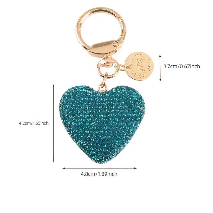Little Trendy - Wholesale Keychain - Women's - Love heart diamond keychain gift for girlfriend&mother8