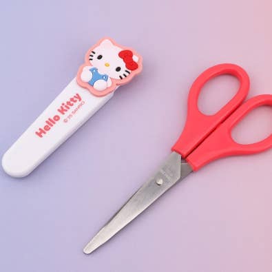 K-Wonderland - Wholesale Scissors - Hello Kitty Safety Scissors – With Protective Cap2