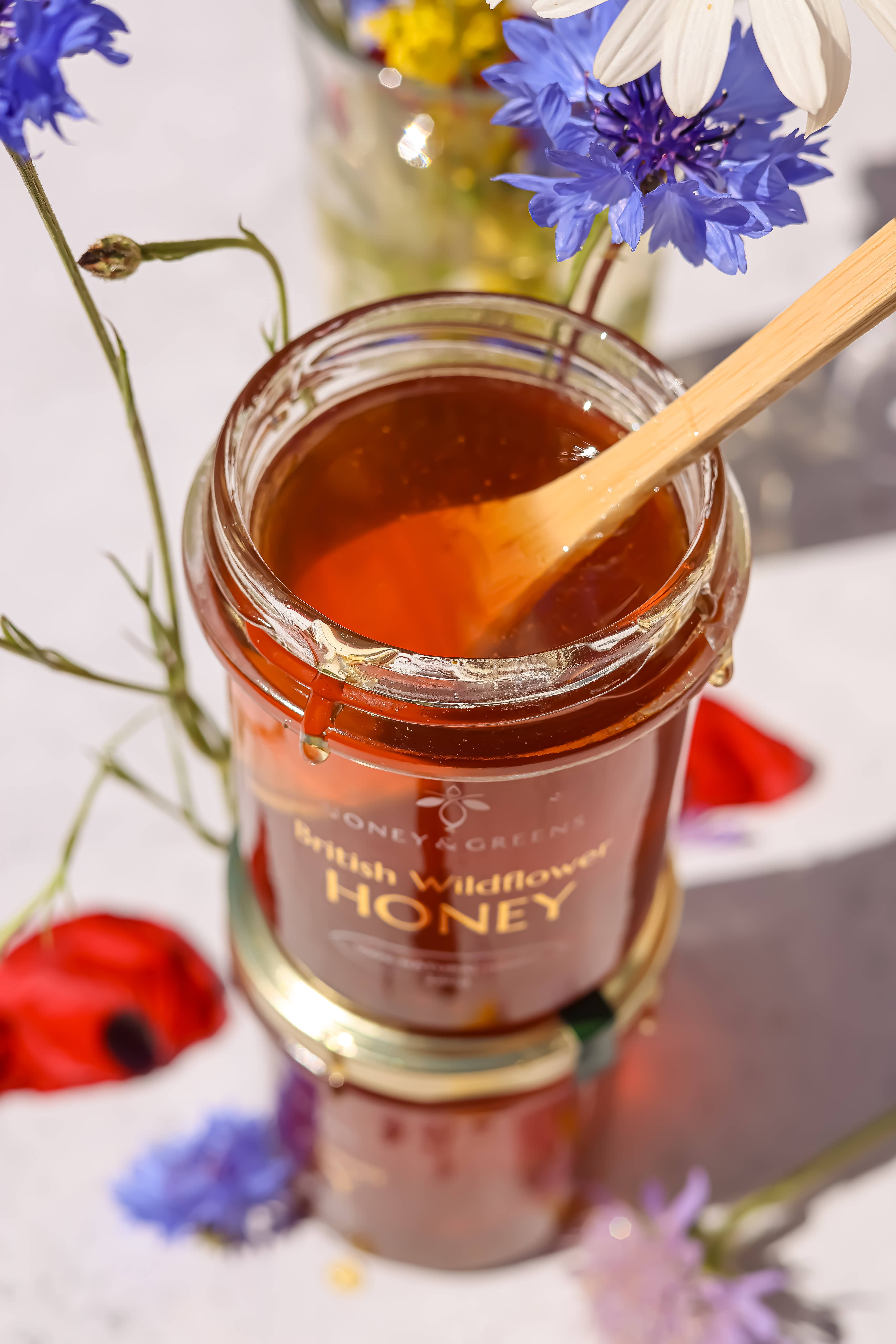 Honey & Greens – Mel por atacado – Mel Silvestre Britânico Cru - Testado em Laboratório & Certificado1