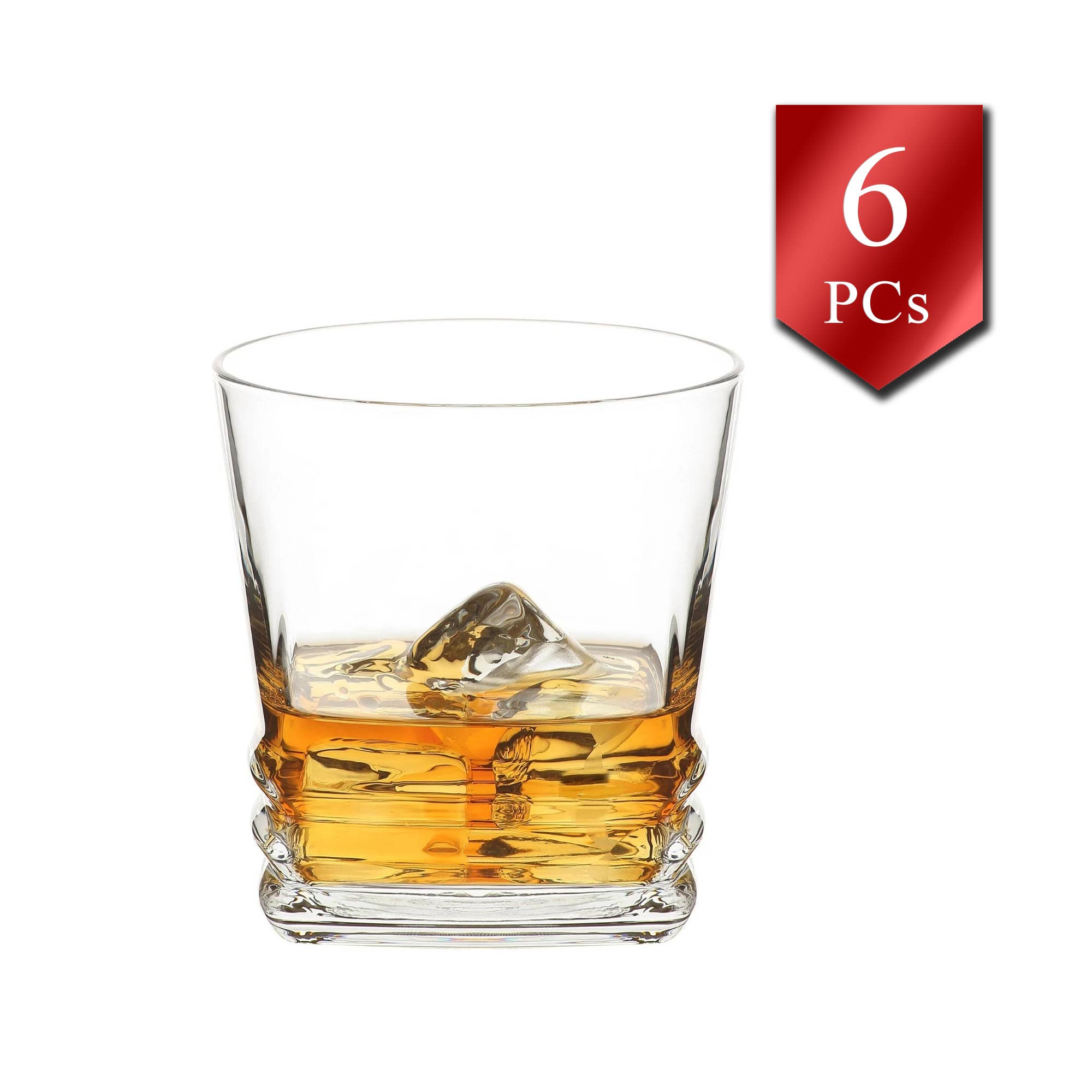 Hakan – Engroshandel Cocktail-/likørglas – Elegant whiskyglas sæt med 6, drikkeglas, 10,7 O5