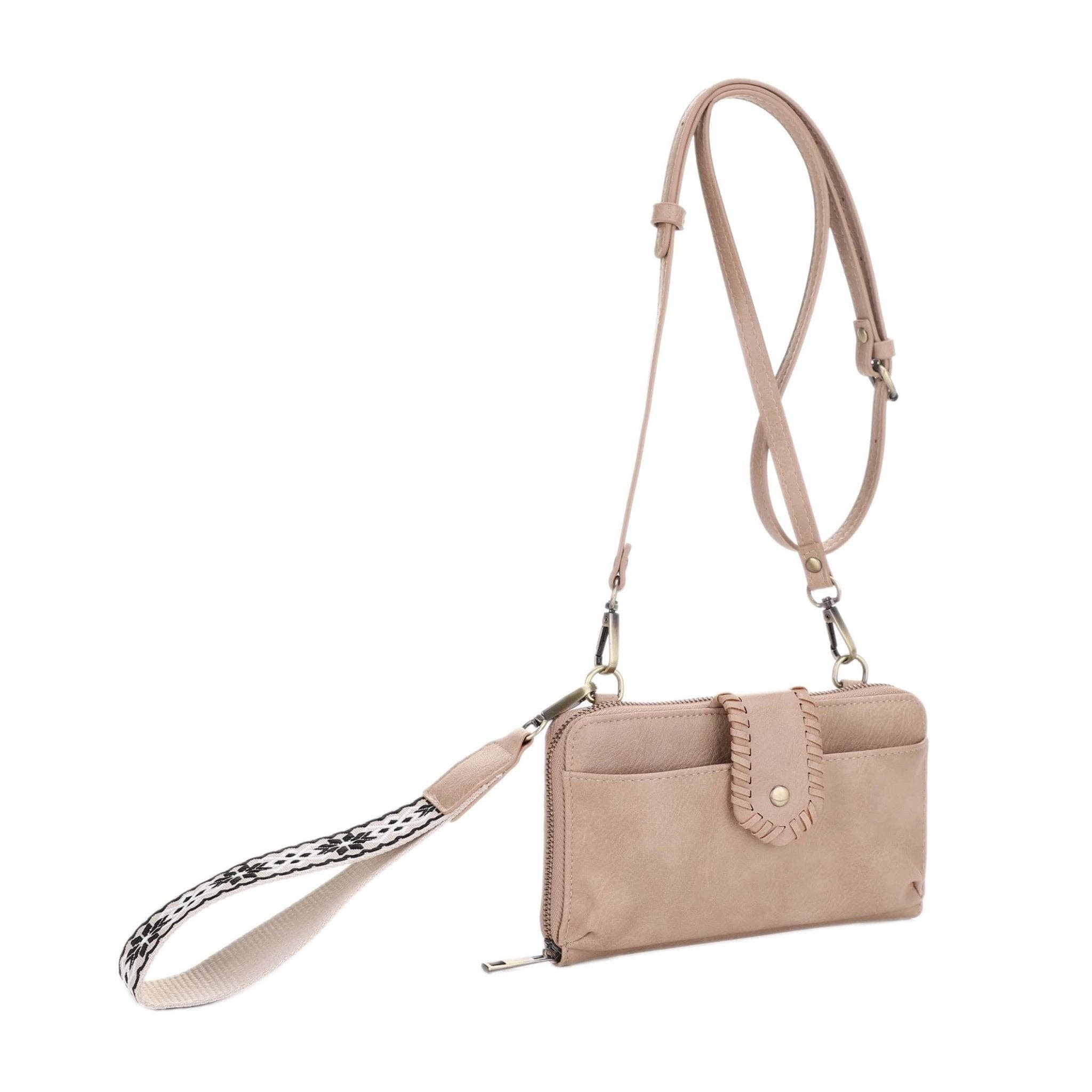 MiMi Wholesale - Wholesale Crossbody Bag - Women's - SV32087WW Jolie Crossbody Wallet With Boho Wrist Strap7