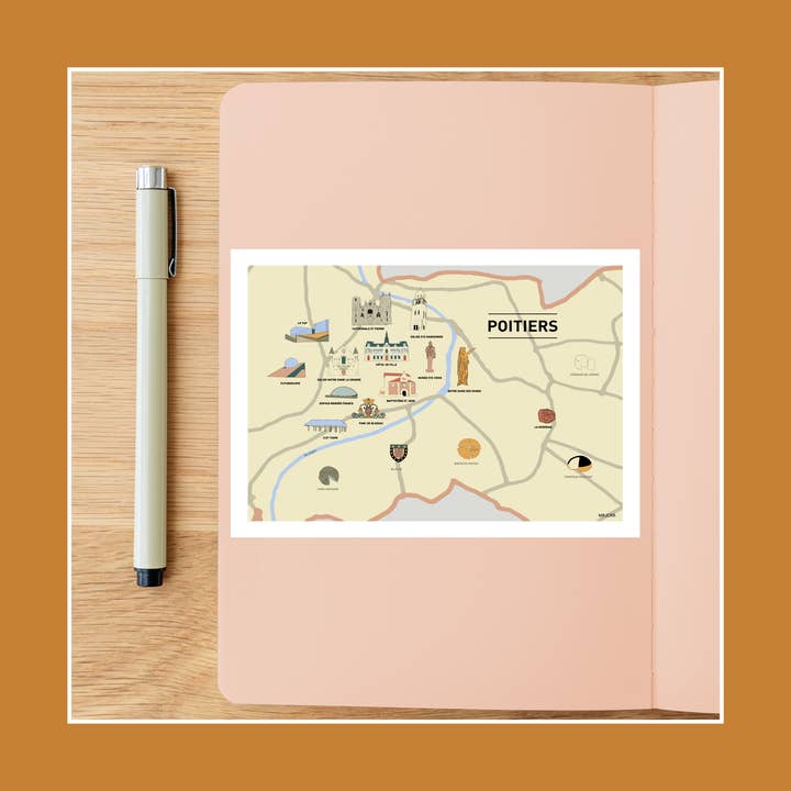 Mrjcrrart - Wholesale Postcard - In the heart of Poitiers3