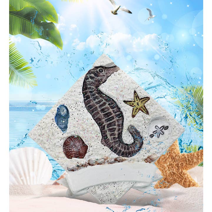 Cota Global - Vente Aimants - Aimant en résine - Carré de sable - Hippocampe1