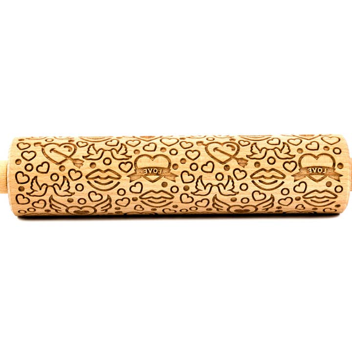 Valentine Big Rolling Pin for wholesale by Folkroll