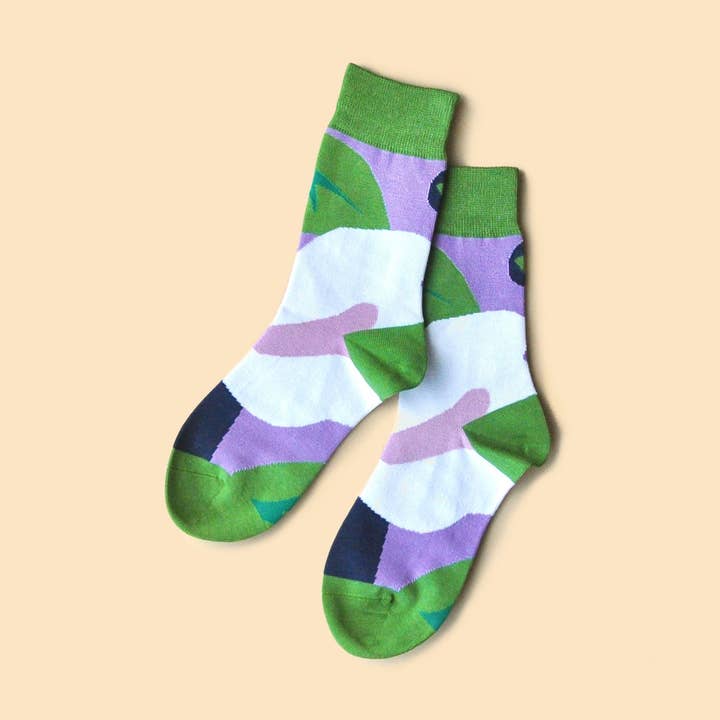 Naif - Vente Chaussettes – unisexe - LOTUS | Chaussettes de créateur - Unisexe | Fun | Douillettes | Hommes0
