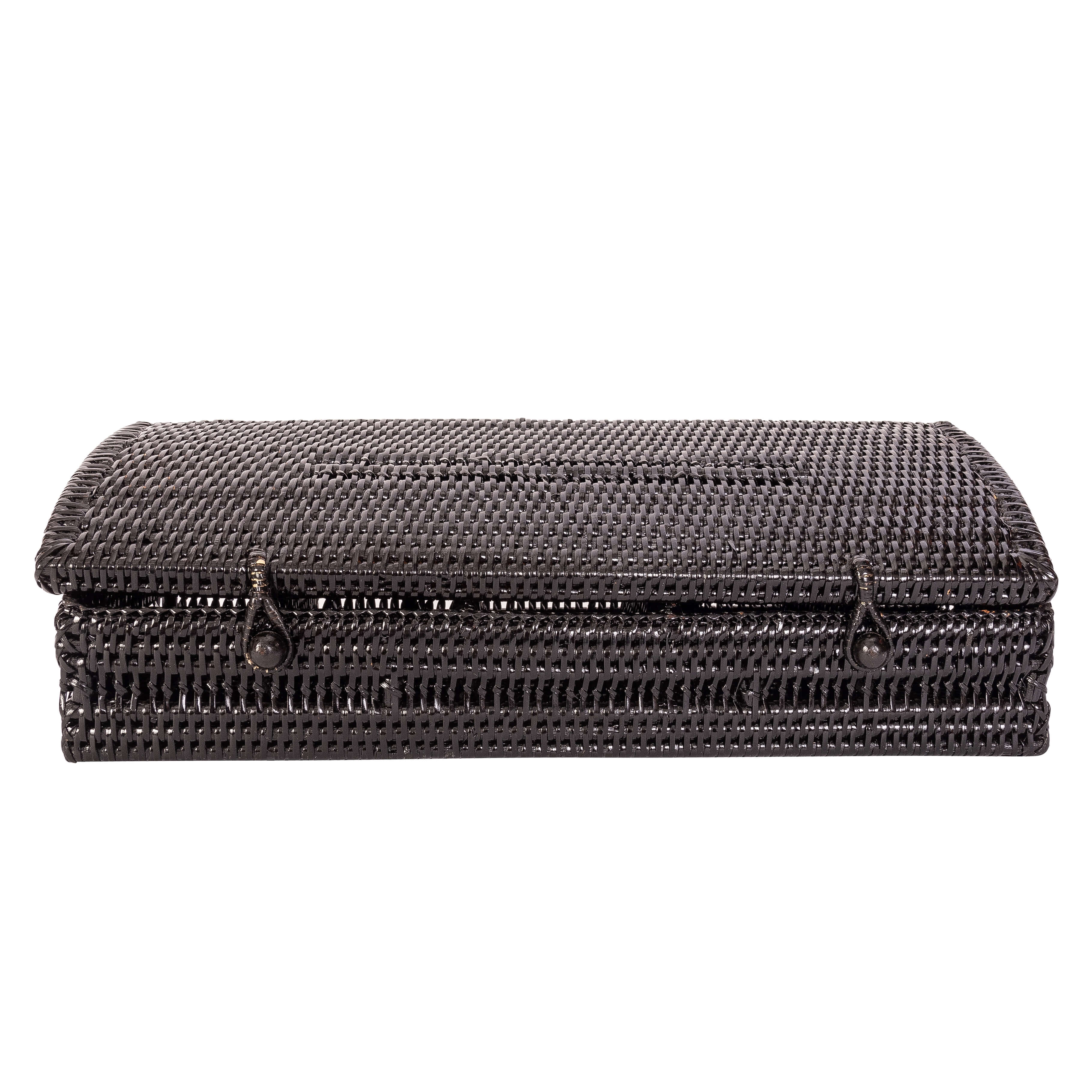 Artifacts Trading Company - Wholesale Kitchen Storage/Organizer - Rattan 5-Section Tea Box with Lid – Tea Organizer12