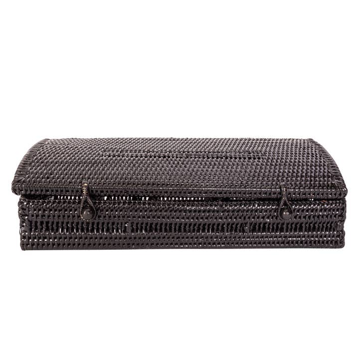 Artifacts Trading Company - Wholesale Kitchen Storage/Organizer - Rattan 5-Section Tea Box with Lid – Tea Organizer12