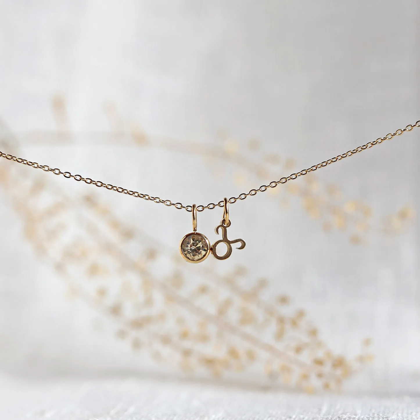 Visée Bijoux - Wholesale Pendant/Charm Necklace - Astro sign necklace and colored stone – My Identity9