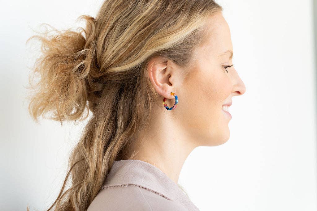 Spiffy & Splendid - Wholesale Hoop Earrings - Cam Mini Hoops - Fiesta // Jewelry, Earrings, Best Seller, Gift5