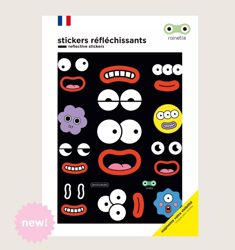 RAINETTE - Wholesale Sticker - Blijf zichtbaar: Reflecterende stickers13