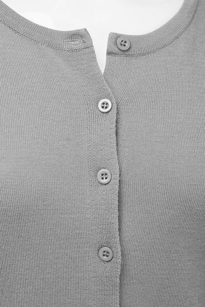 NINEXIS - Vente Cardigan – femme - AWOCAL310_Chandail à manches longues en tricot doux boutonné4