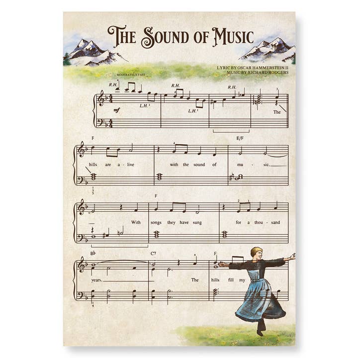 The Sound of Music: Kunstdruck für den Großhandel von Ezen Trade