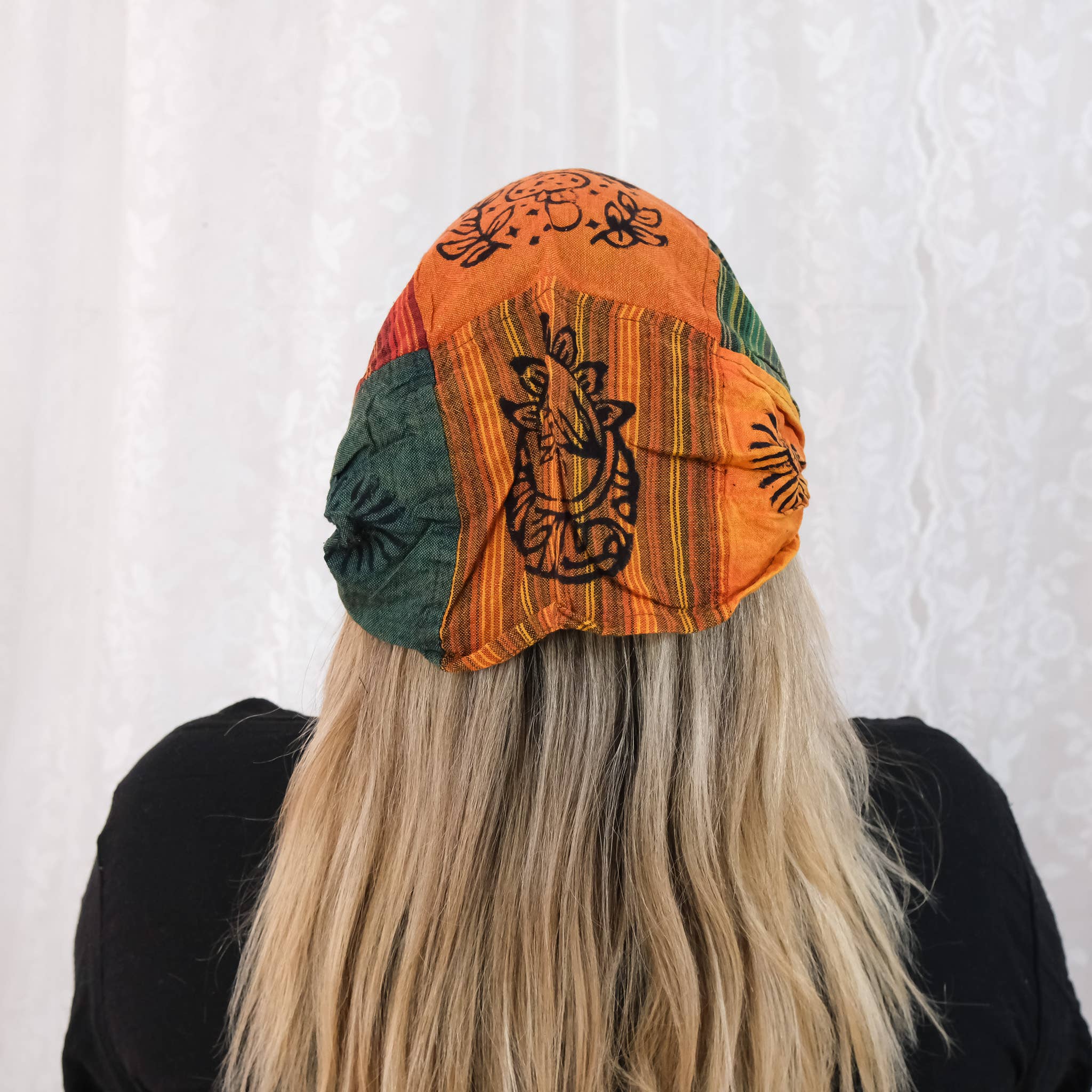Karma Nepal Crafts - Wholesale Fashion Headband - Women's - Cotton Patch Unisex Block Print Head Band1