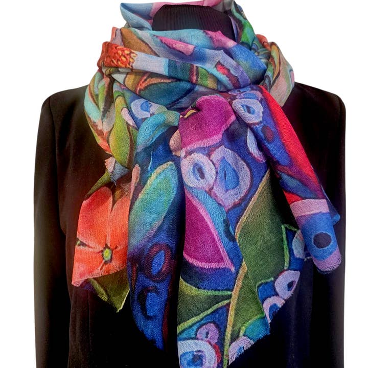 Happy Lona - Wholesale Scarf - Women's - Marine Bloom3