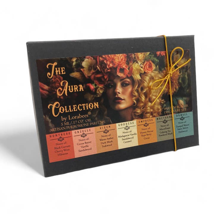 Lorabees - Wholesale Perfume Gift Set - DISCOVERY KIT for "Aura" Pheromone Perfume Oil Rollers