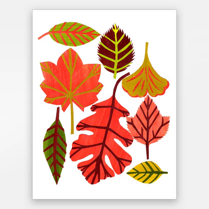 Eight Fall Leaves for wholesale by Paste