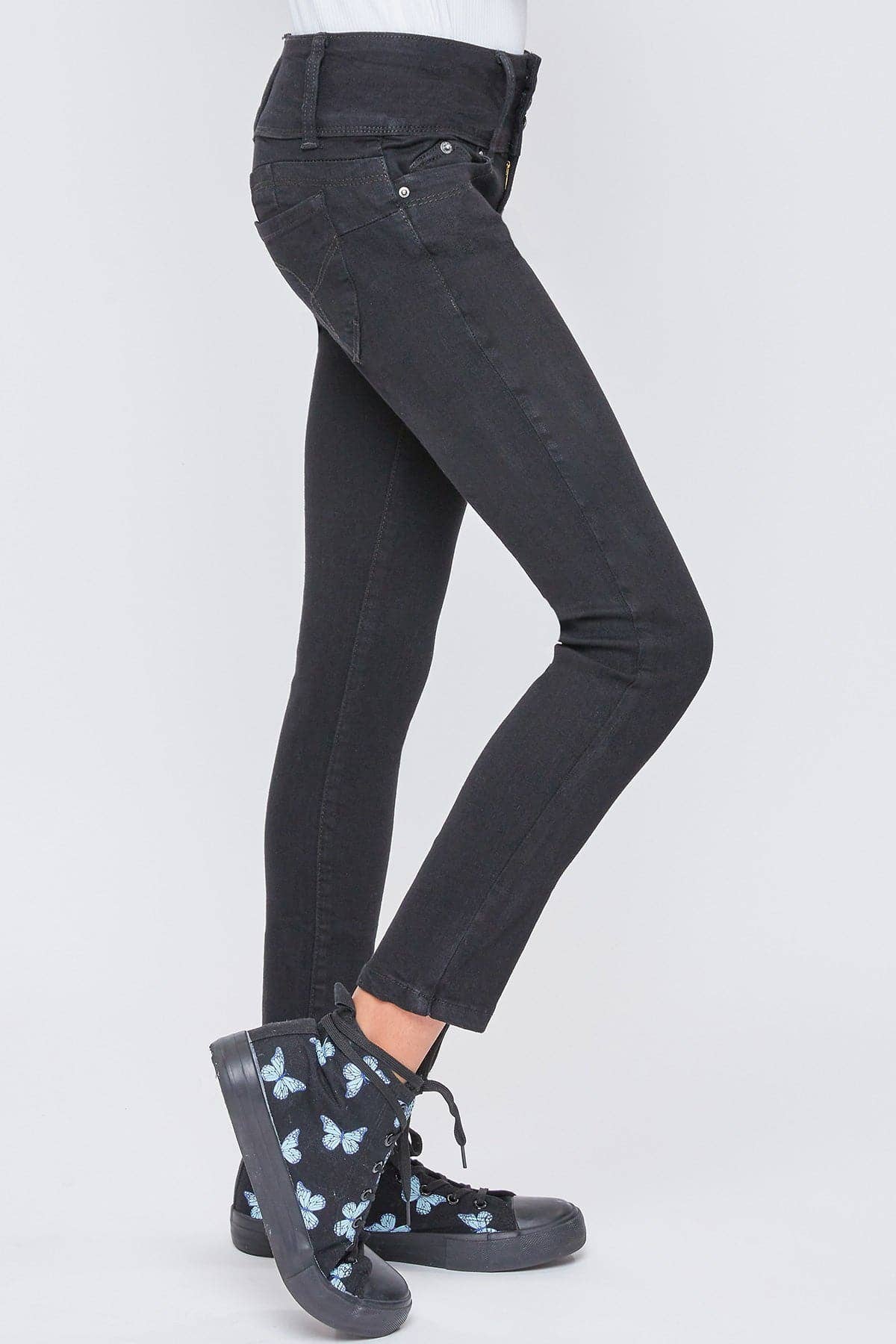 YMI - Venta al por mayor Vaqueros - Niños - Girls WannaBettaFit 3-Button Clean Hem Skinny -GP23775316