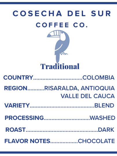 Traditional for wholesale by Cosecha del Sur LLC