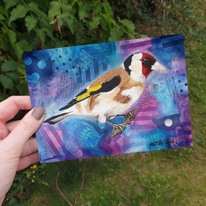 Bethany Goldfinch - Gratulationskort för wholesale av Robin Dallen Art