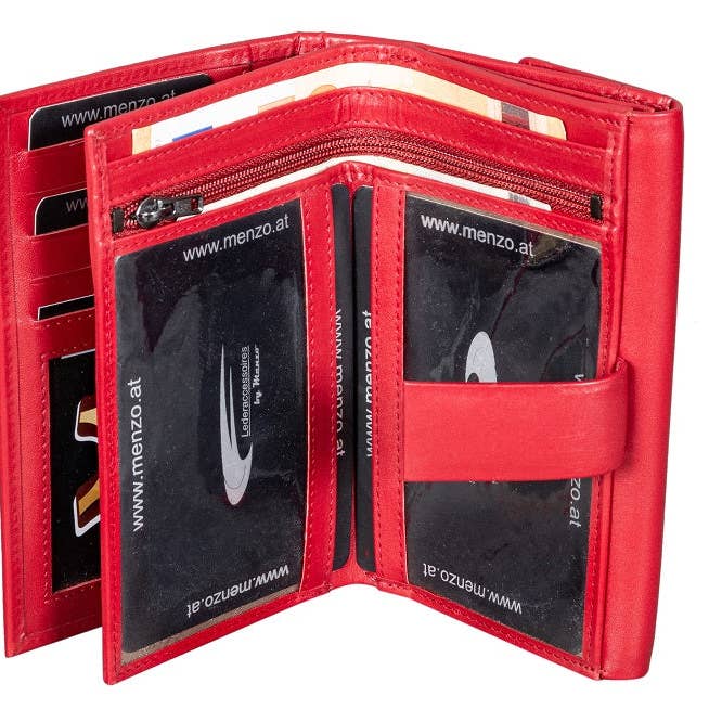 Menzo 7013 women's wallet red / nappa leather for wholesale on Faire1