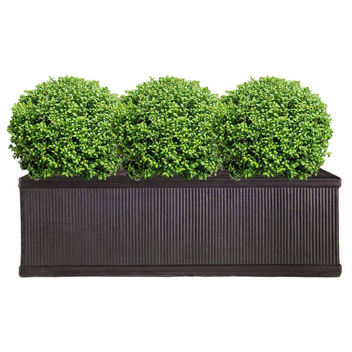 Idealist Lite Fibrestone Planters – wholesale Planter box – IDEALIST Vertical Ribbed Vintage Style Window Box1