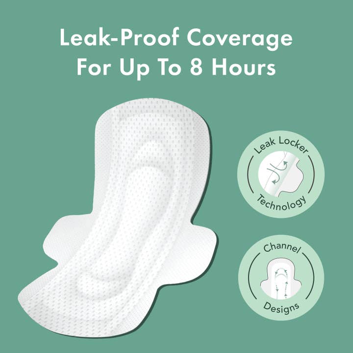 Rael - Wholesale Period Underwear - Women's - Rael Organic Cotton Cover Pads - Regular1