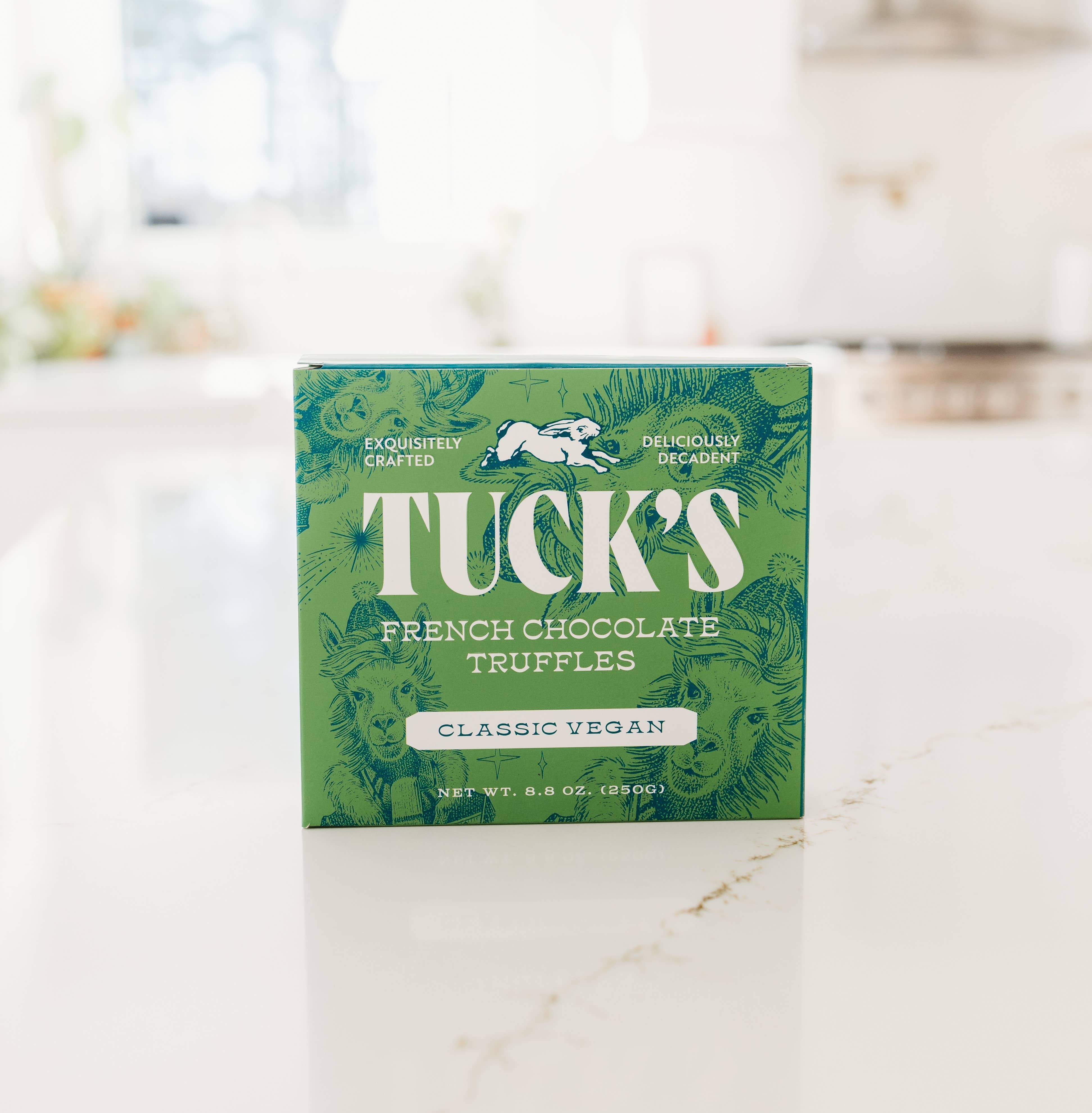 Tuck's Truffles - Wholesale Chocolate Box - Classic Vegan Chocolate Truffle Box (Case of 12)