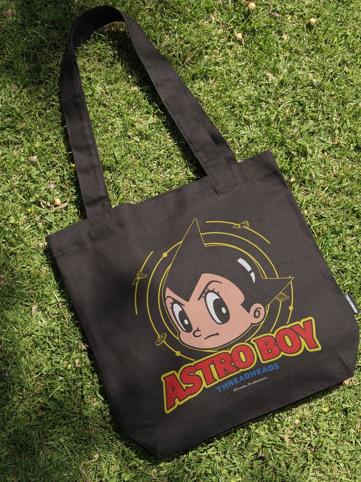 Astro Boy Space Head Tote Bag for wholesale by Threadheads