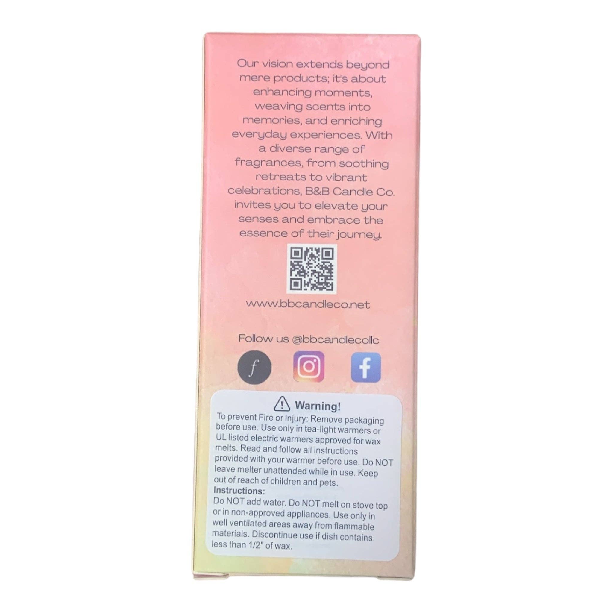 B&B Candle Co. - Wholesale Wax Melt - Wax Melt 3.2oz Pack Of 121