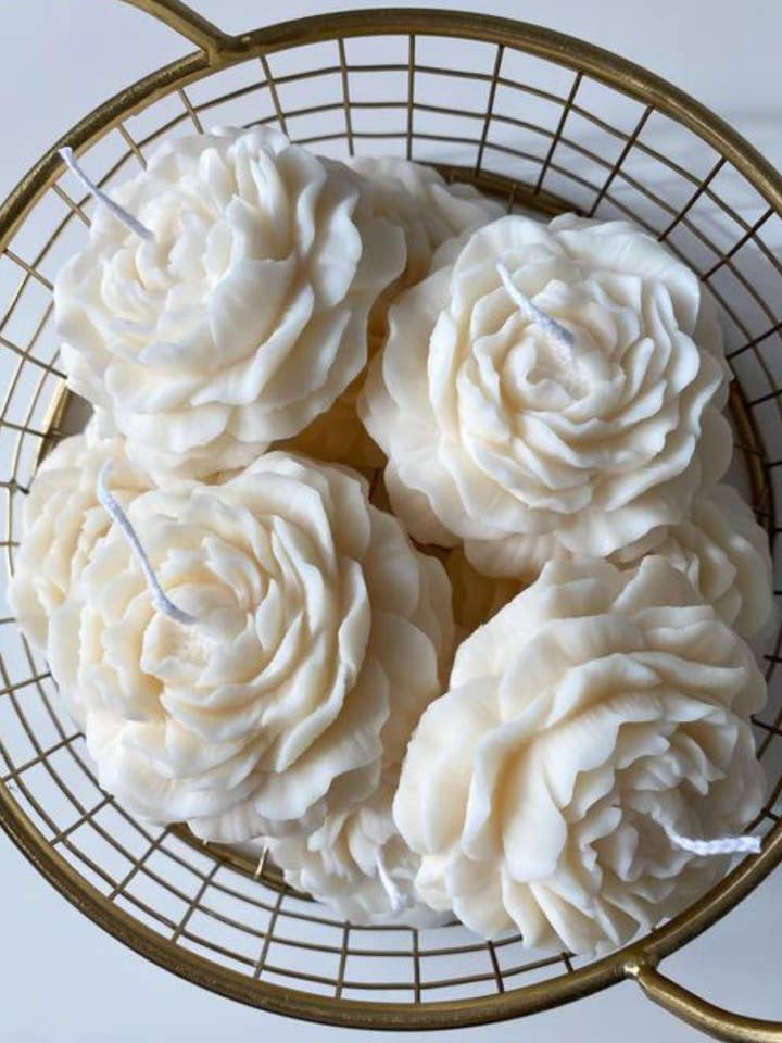 Pfingstrose Kerze für den Großhandel von Vive Candles