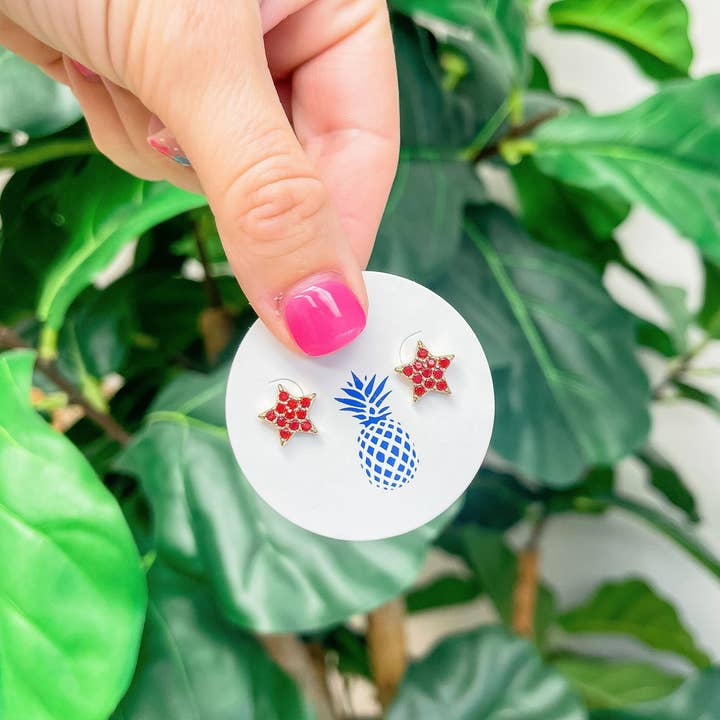 Prep Obsessed Wholesale – Engroshandel Ørestikkere – Sparkly stjerne Stud Øreringe