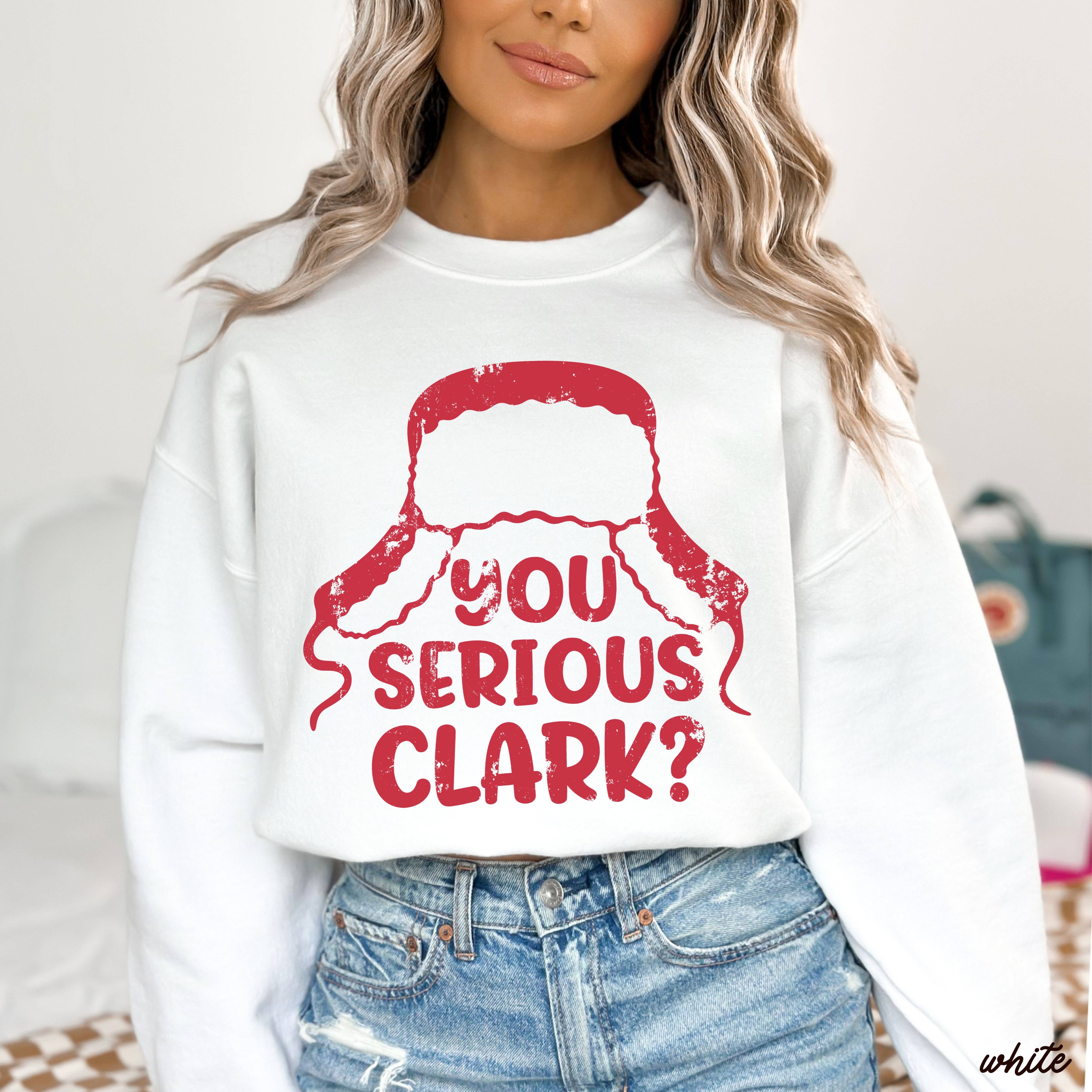 Chloe Vs Tank - Wholesale Graphic Sweatshirt - Unisex - You Serious Clark Sweatshirt *6 Colors (S-3X)4