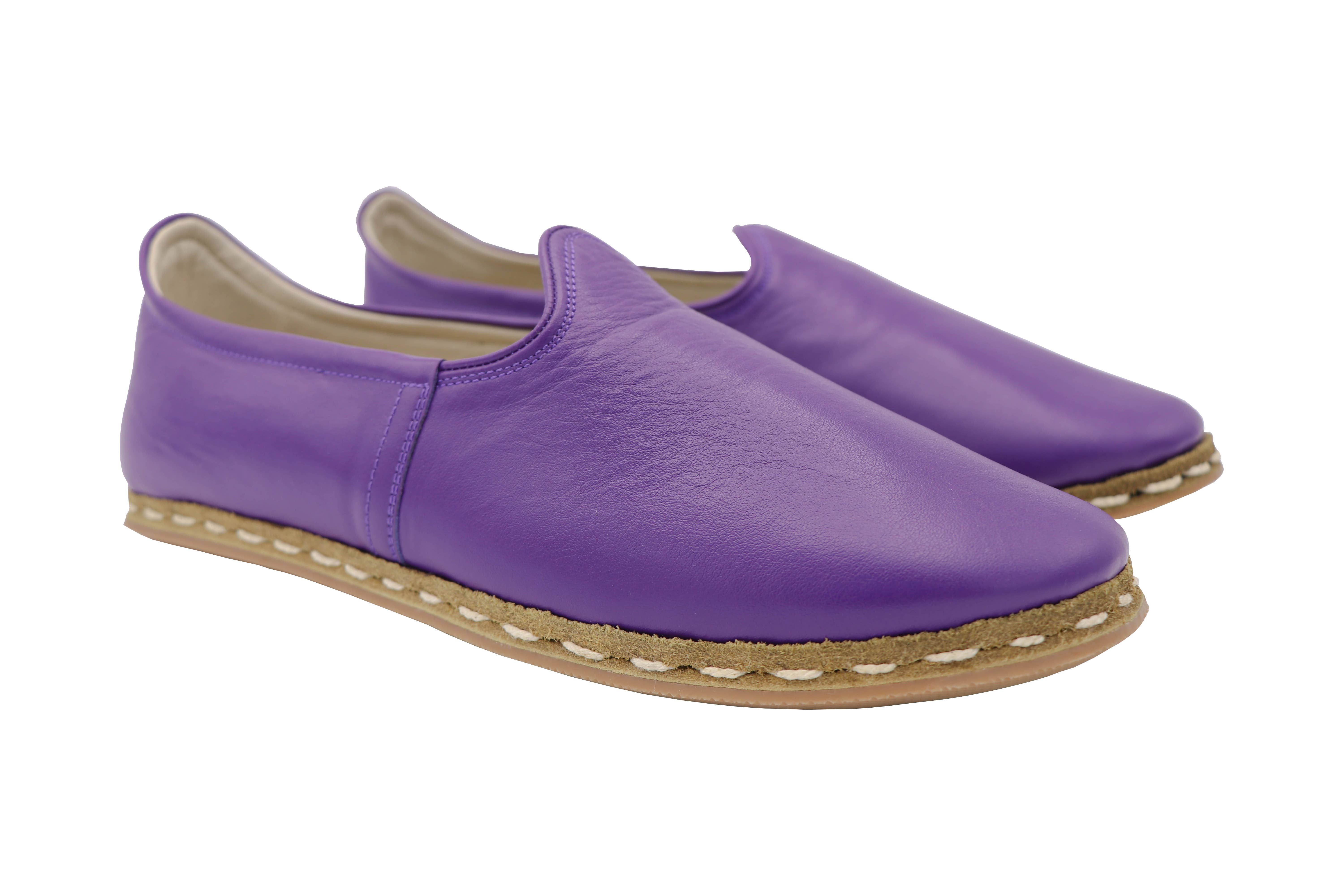 Gizze - Venta al por mayor Calzado plano - Mujer - Cuero Clásico - Bizancio Morado2