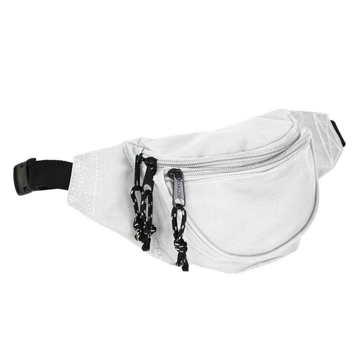 Dalix - Wholesale Belt Bag - Unisex - Dalix Round Fanny Pack w/ 3 Pockets64