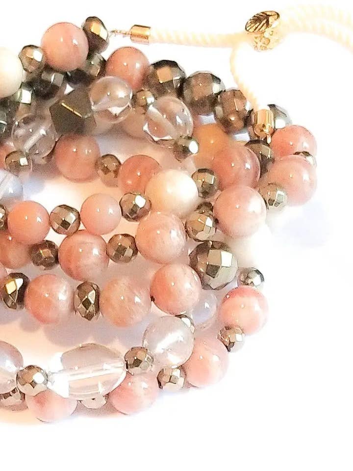 Bracciali Sunstone e Pirite per la vendita all'ingrosso da parte di L. Styles, LLC