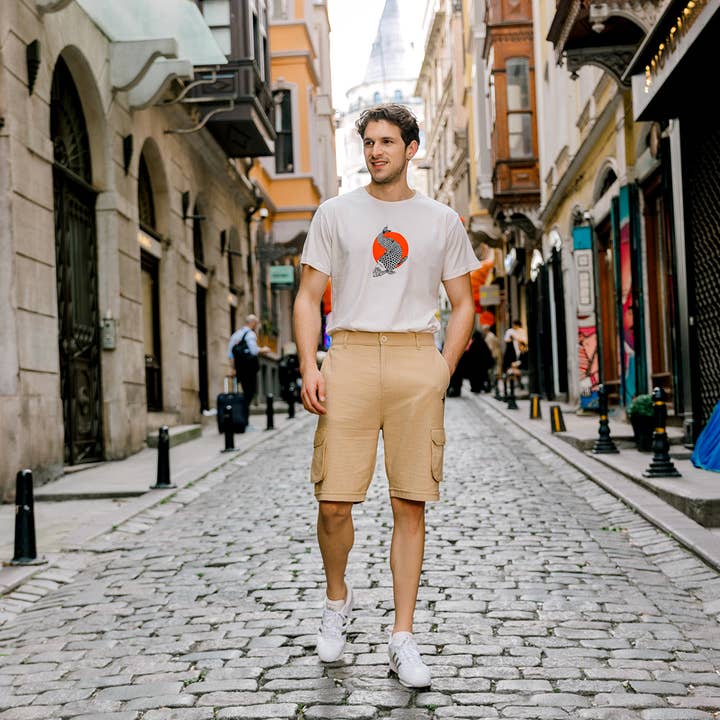 Bekvämt snitt med elastisk midja Herrshorts för wholesale av Los Banditos