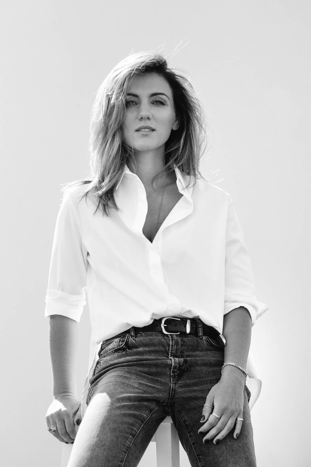 CAPSULE by Agnė Gilytė - Vente Chemise à col boutonné – femme - Chemise « FLORENCE » en coton de haute qualité3