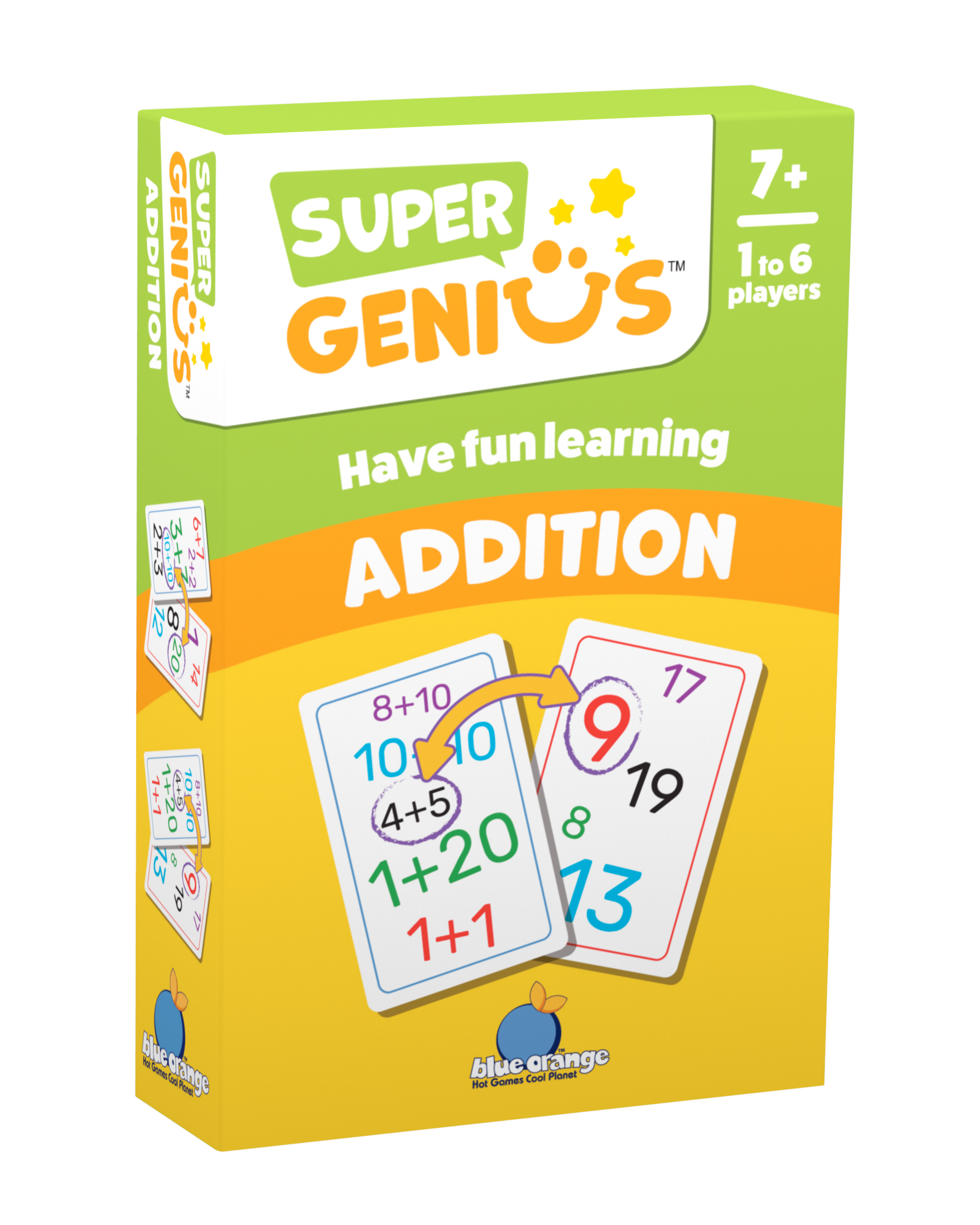 Blue Orange Games - Wholesale Brain Game - Kids - Super Genius Addition : The Clever Card Challenge0