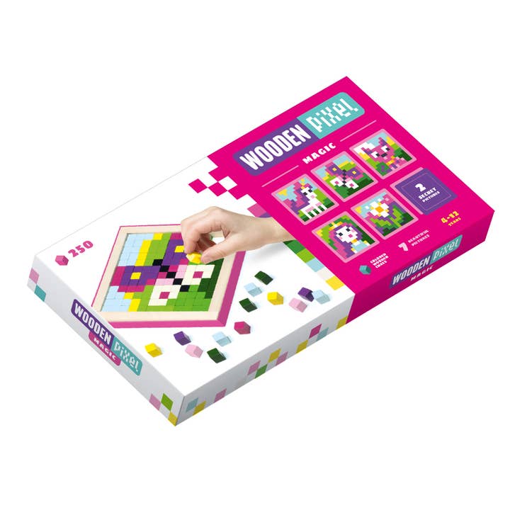 Cubika Wooden Pixel Magic Mosaic for wholesale by Toysmith