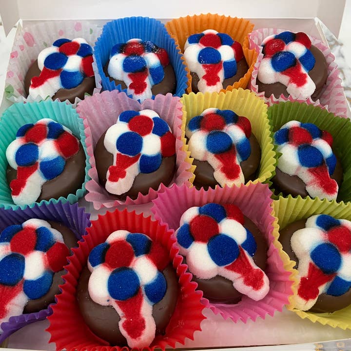Balloon Oreo's 24 per box for wholesale by Bear Creek Candy Kitchen