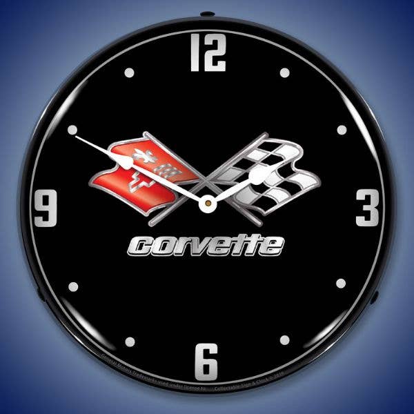 C3 Corvette Schwarze Krawatte für den Großhandel von Collectable Sign and Clock LLC.