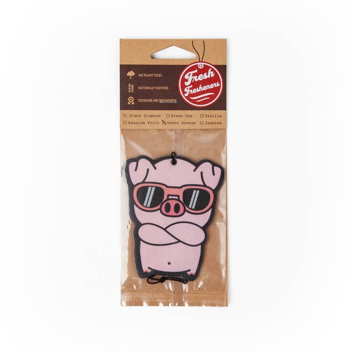 Fresh Fresheners - Wholesale Car Freshener - Unisex - Piggy Pig Air Freshener Pack of 121