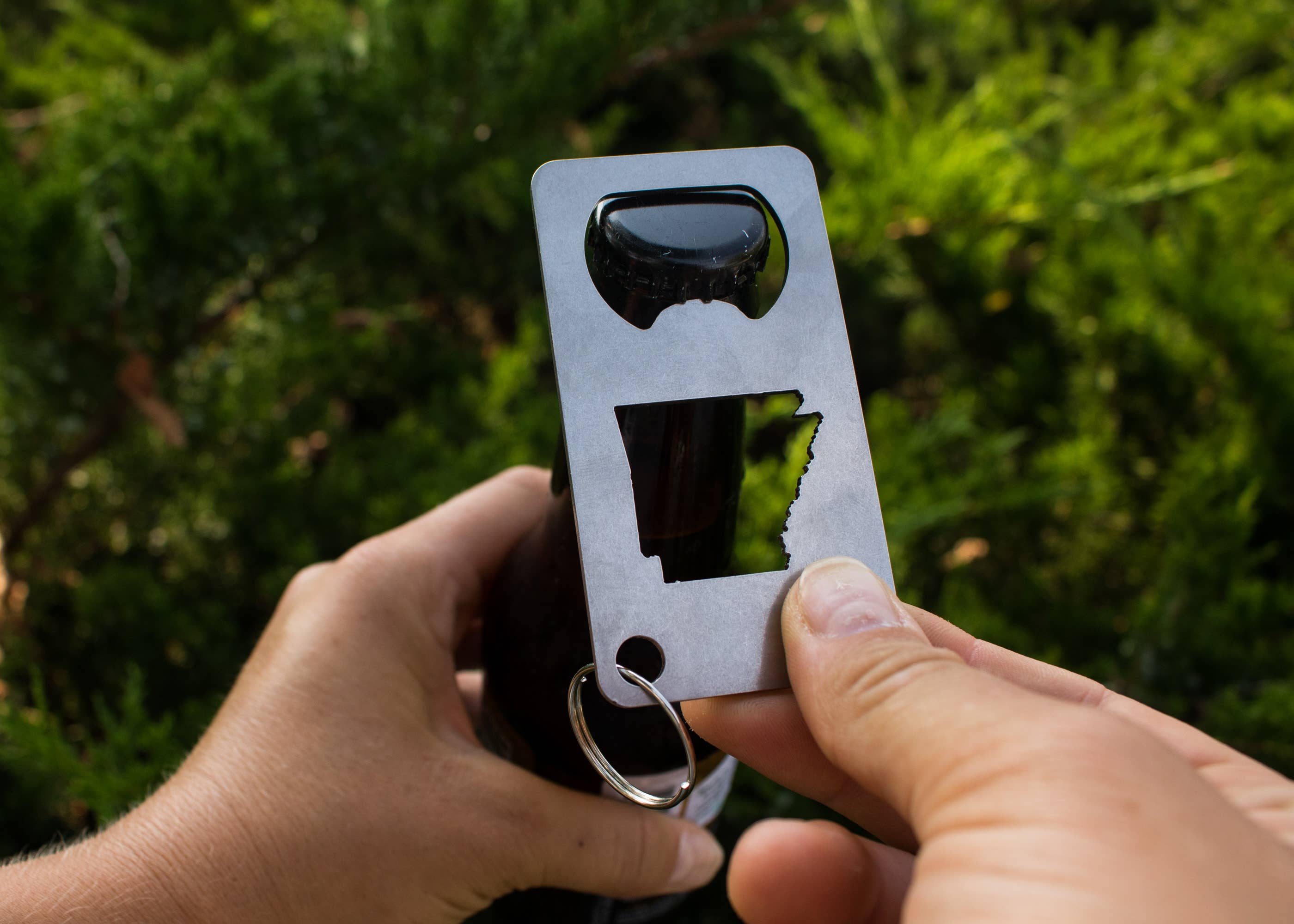 Iron Maid Art - Wholesale Bottle/Wine Opener - Arkansas State Stainless Steel Beer Bottle Opener Gift Bar2