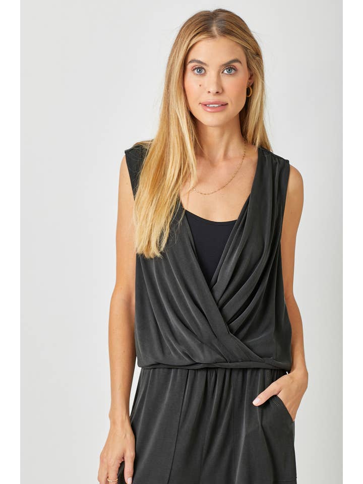 Mystree - Wholesale Blouse - Women's - 60608 Modal Plunging Neck Top20