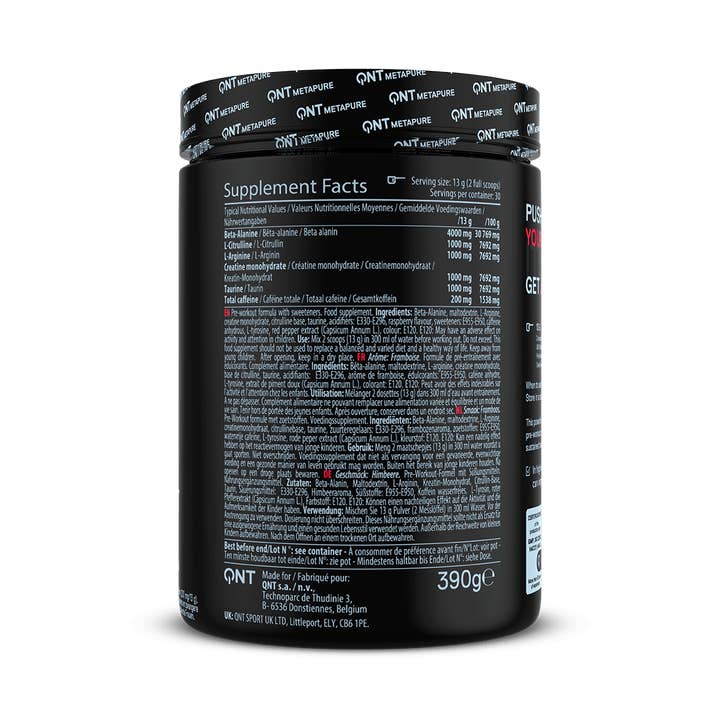 Gudis - Wholesale Oral Supplement/Vitamin - Pre-Workout Overdrive - Raspberry 390g3