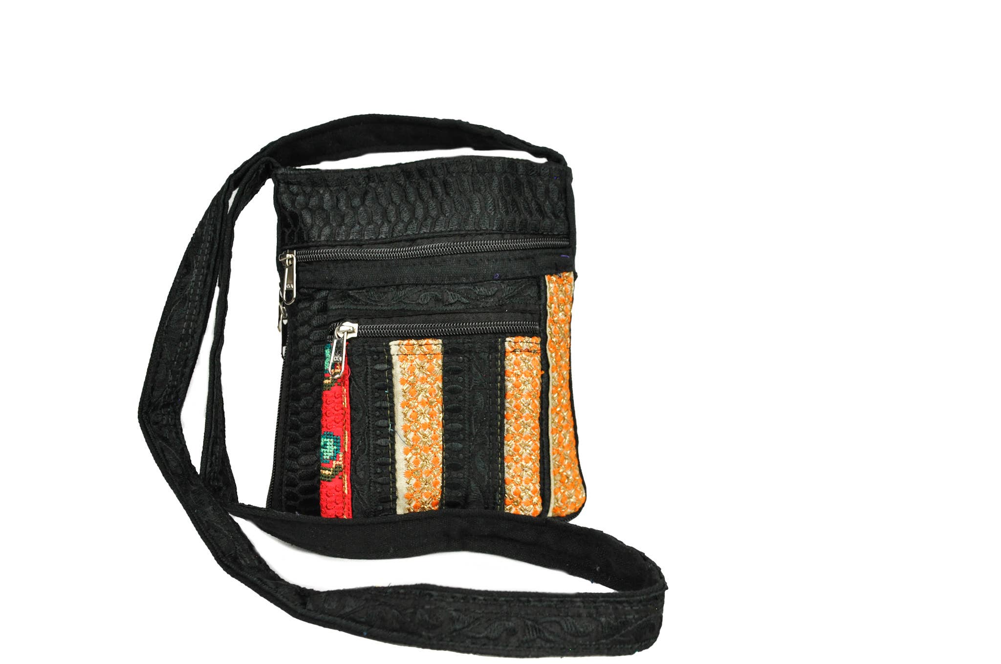 Zumki - Wholesale Crossbody Bag - Women's - Sage Embroidered Crossbody Bag0