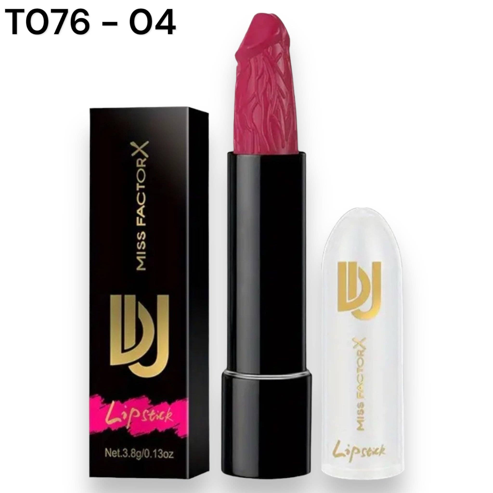 Kinky Pleasure - Wholesale Lipstick - Kinky Pleasure - T076 - Miss FactorX Penis Lipstick - 6 Colors1