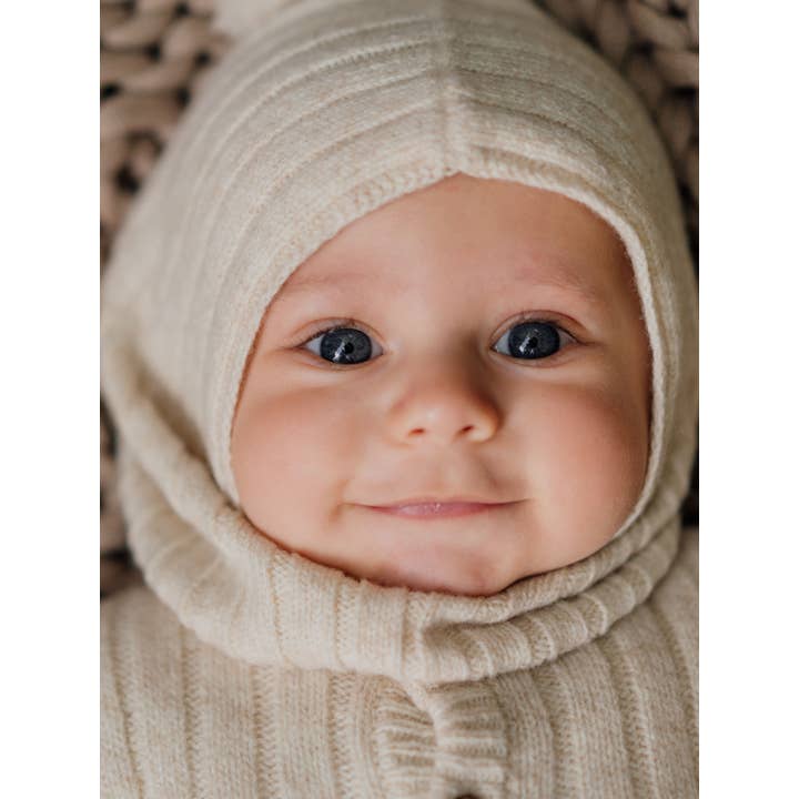 Wedoble: sustainable children's fashion - Wholesale Newborn/Knit Hat - Baby - Balaclava knitted in merino wool | BUNNY AND FRIENDS3