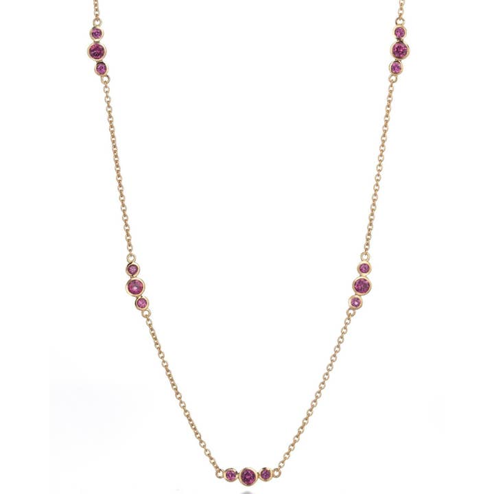 Fervor Montréal - Wholesale - Rhodolite Bubbles Necklace2