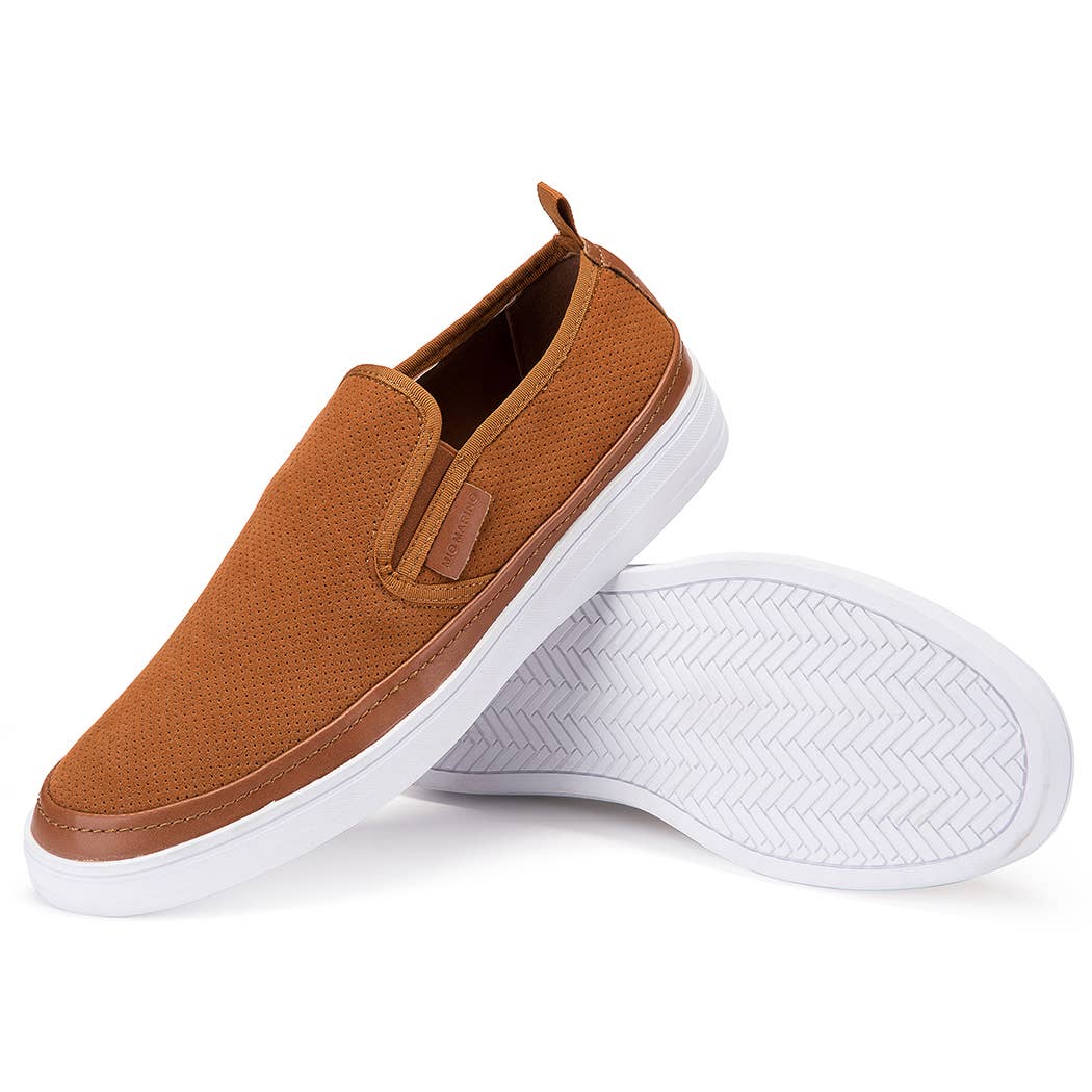 Mio Marino - Wholesale Slip On Sneakers - Men's - Suede Fashion Sneaker4